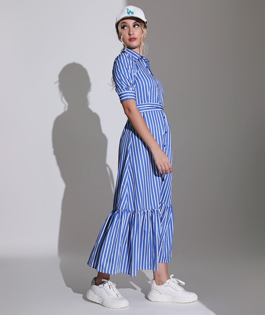 Blue Stripes Dress